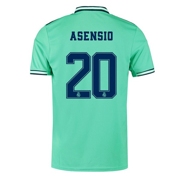 Camiseta Real Madrid NO.20 Asensio 3ª Kit 2019 2020 Verde